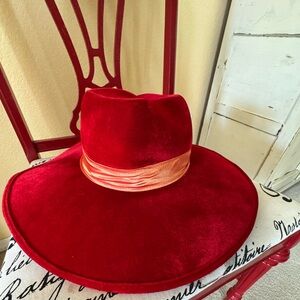 Where in the World is Carmen Sandiego Red Wide Brimmed Hat Adult Size